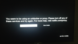 Netflix Proxy Error